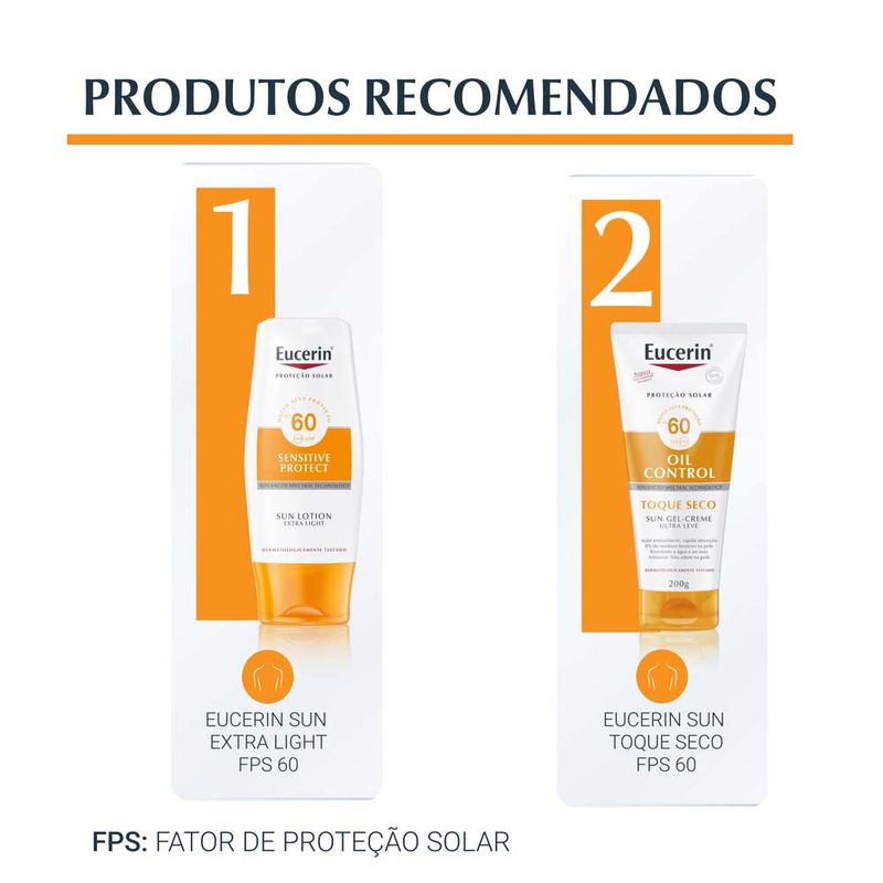 EUCERIN Protetor Solar Facial Ultra Fluido Hydro Fluid FPS 60 50ml