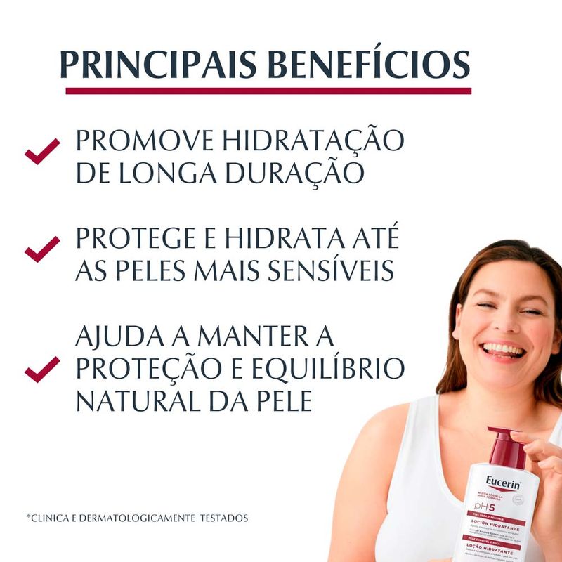 Loção Corporal Hidratante Eucerin pH5 400ml