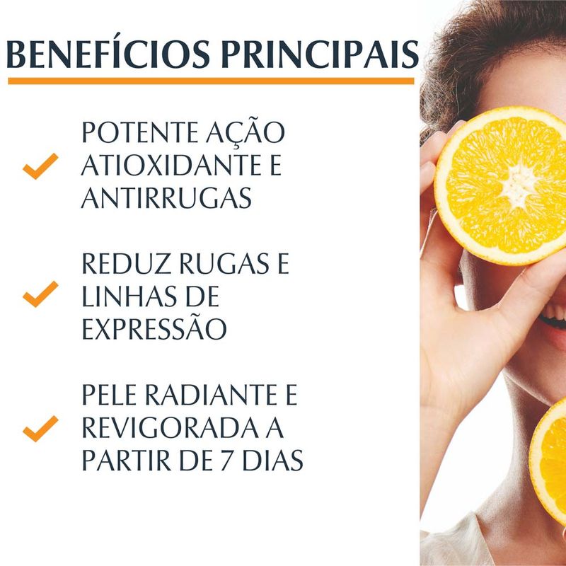 Sérum Antirrugas e Antioxidante Eucerin Hyaluron-Filler Vitamin C 8ml